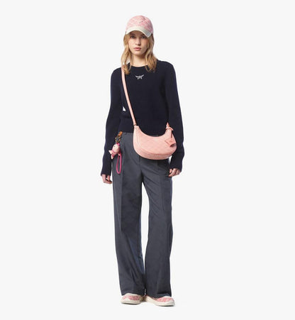 MWHFSAC02P6001-Himmel Ascending Moon Hobo in Lauretos|SILVER PINK