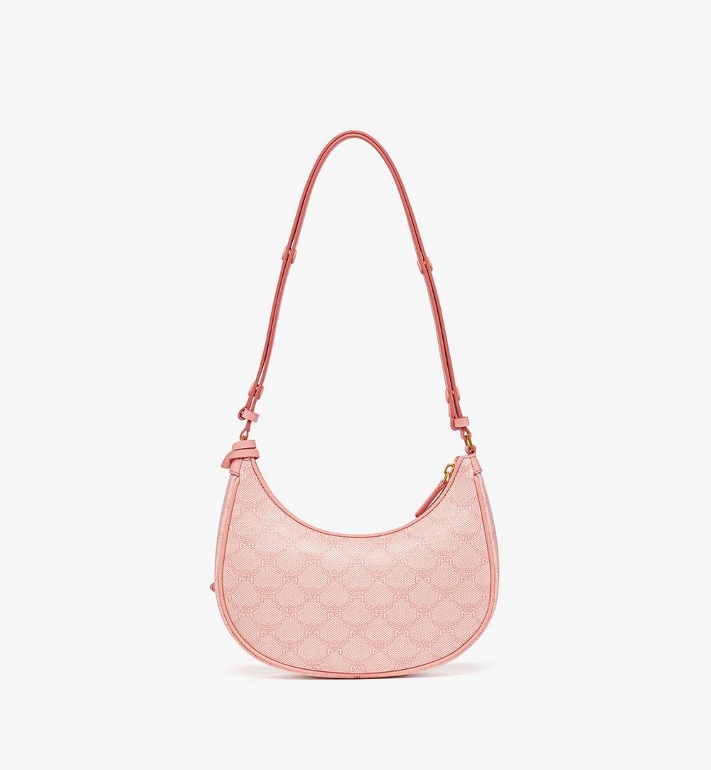 MWHFSAC02P6001-Himmel Ascending Moon Hobo in Lauretos|SILVER PINK