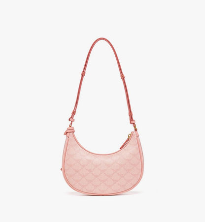 MWHFSAC02P6001-Himmel Ascending Moon Hobo in Lauretos|SILVER PINK