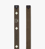 MXBFSAC01GK001-Himmel Brass Plate Belt in Monogram Webbing|KHAKI