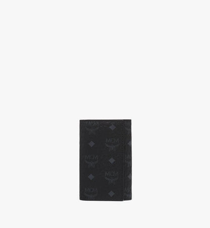 MXKEATA01BK001-Himmel Key Wallet in Visetos|BLACK