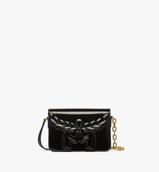 MWRFSAC01BK001-Himmel Laurel Crossbody in Patent Leather|BLACK
