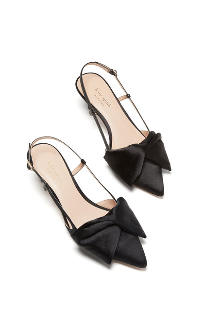 K1037-Marseille Slingback Pumps-Black