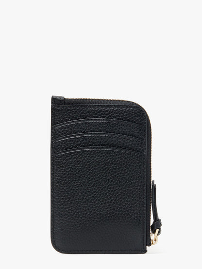 k5611_Knott Zip Cardholder_Black