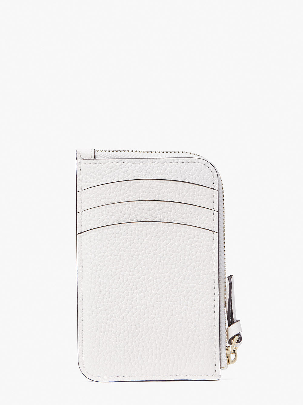 k5611_Knott Zip Cardholder_Cream.