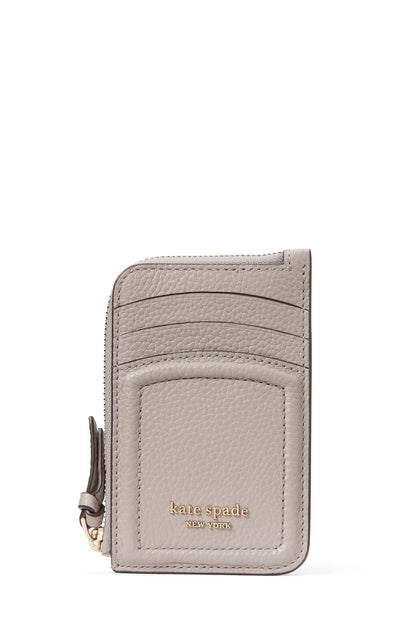 k5611_Knott Zip Cardholder_Warm Taupe.