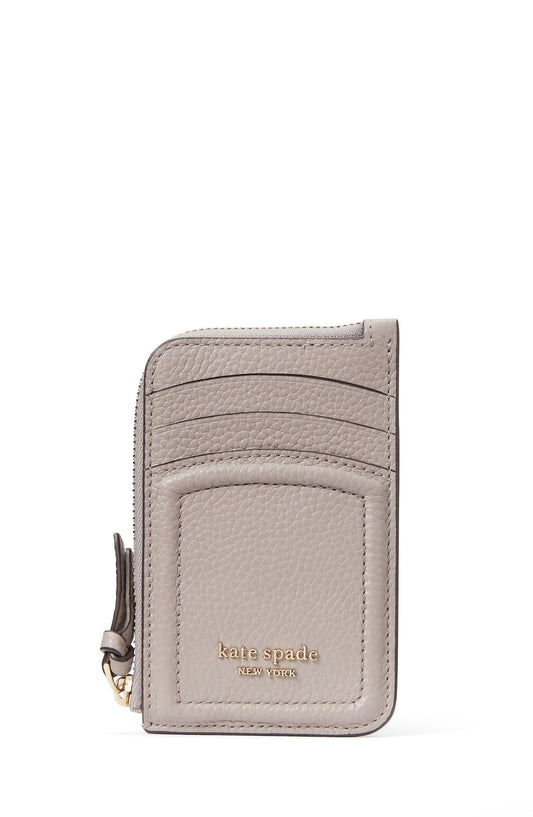 k5611_Knott Zip Cardholder_Warm Taupe.
