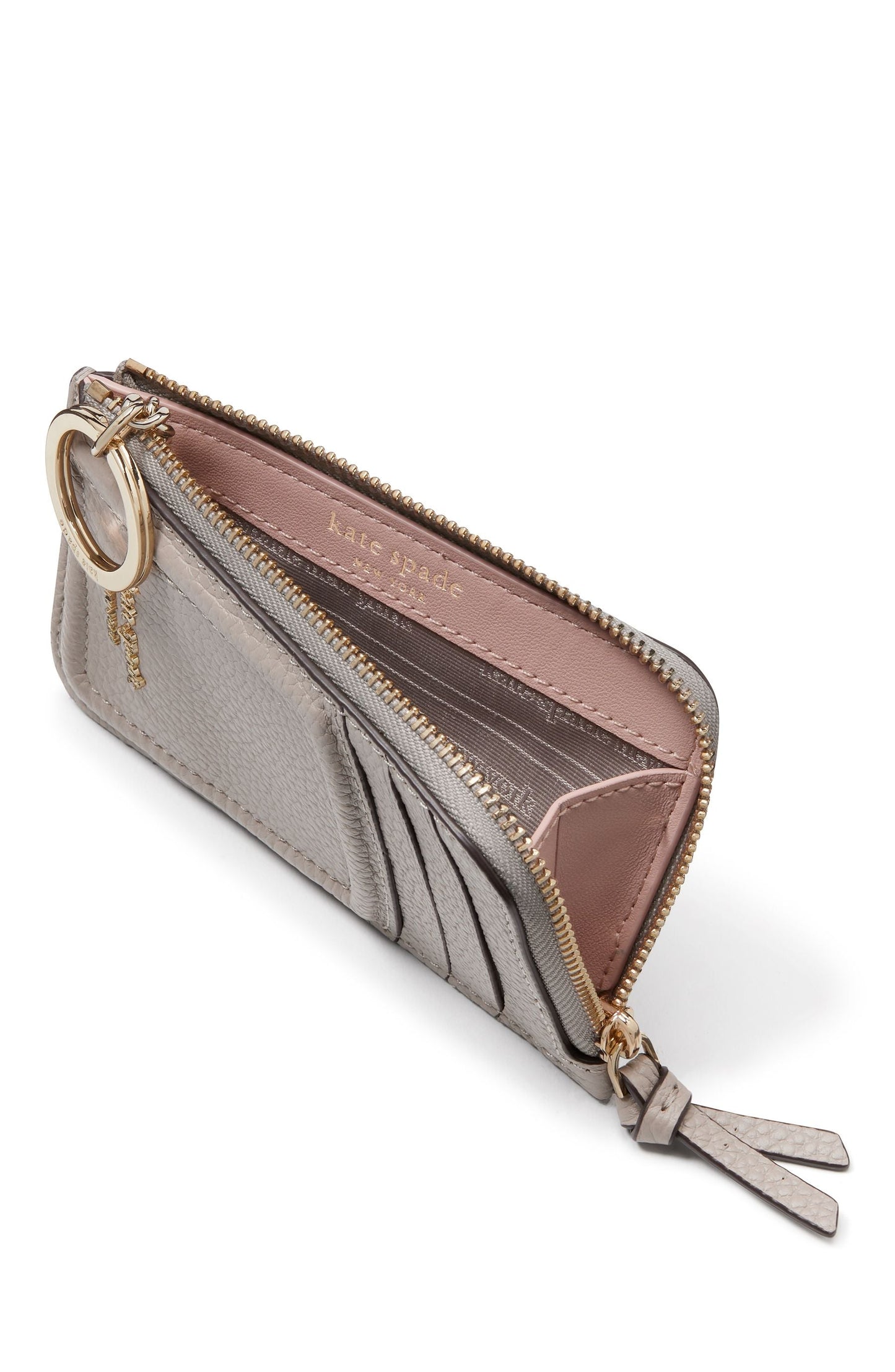 k5611_Knott Zip Cardholder_Warm Taupe.