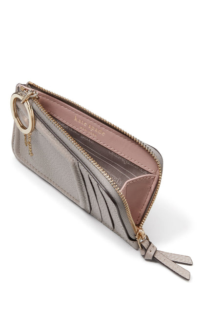 k5611_Knott Zip Cardholder_Warm Taupe.