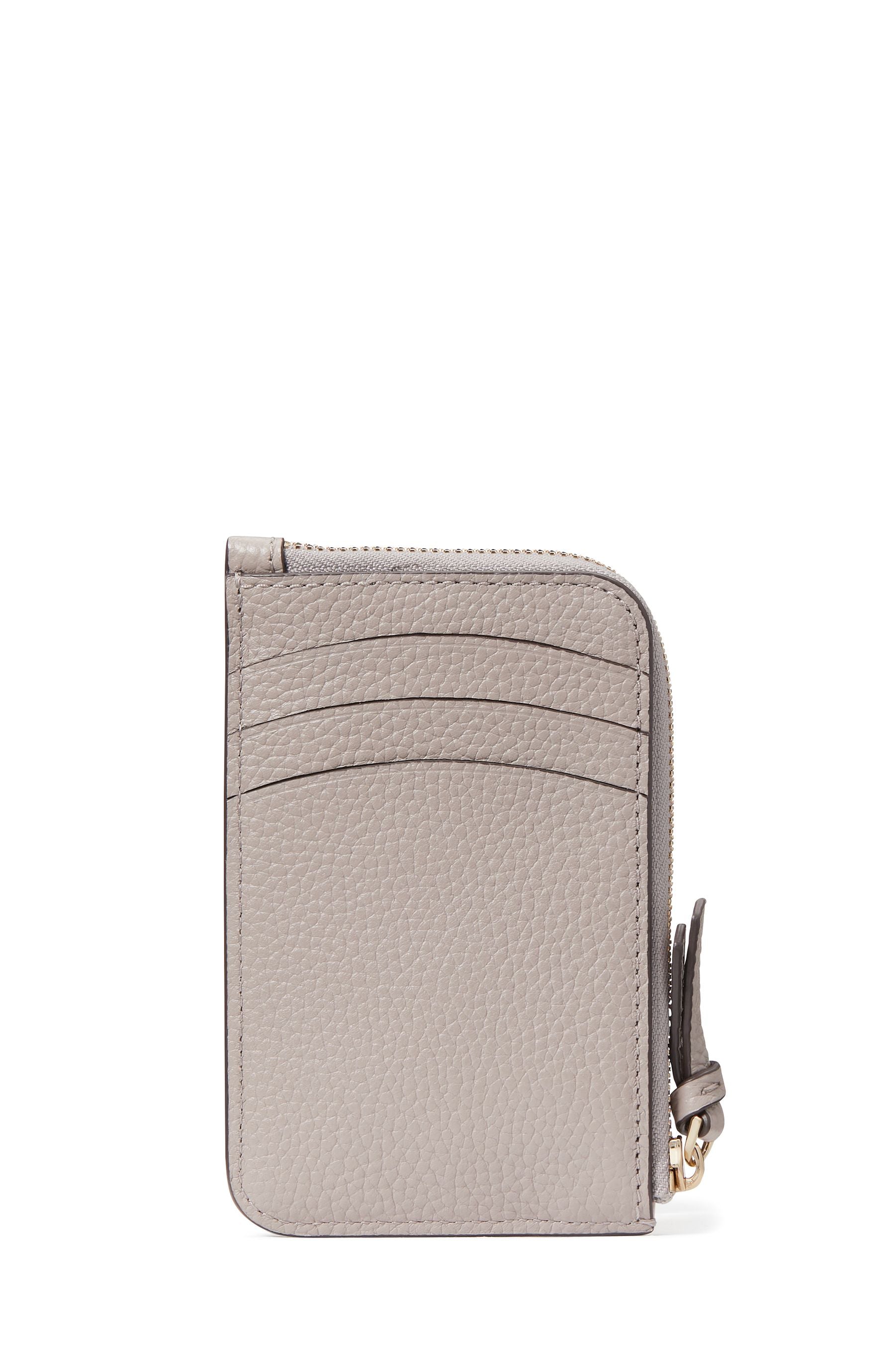 k5611_Knott Zip Cardholder_Warm Taupe.