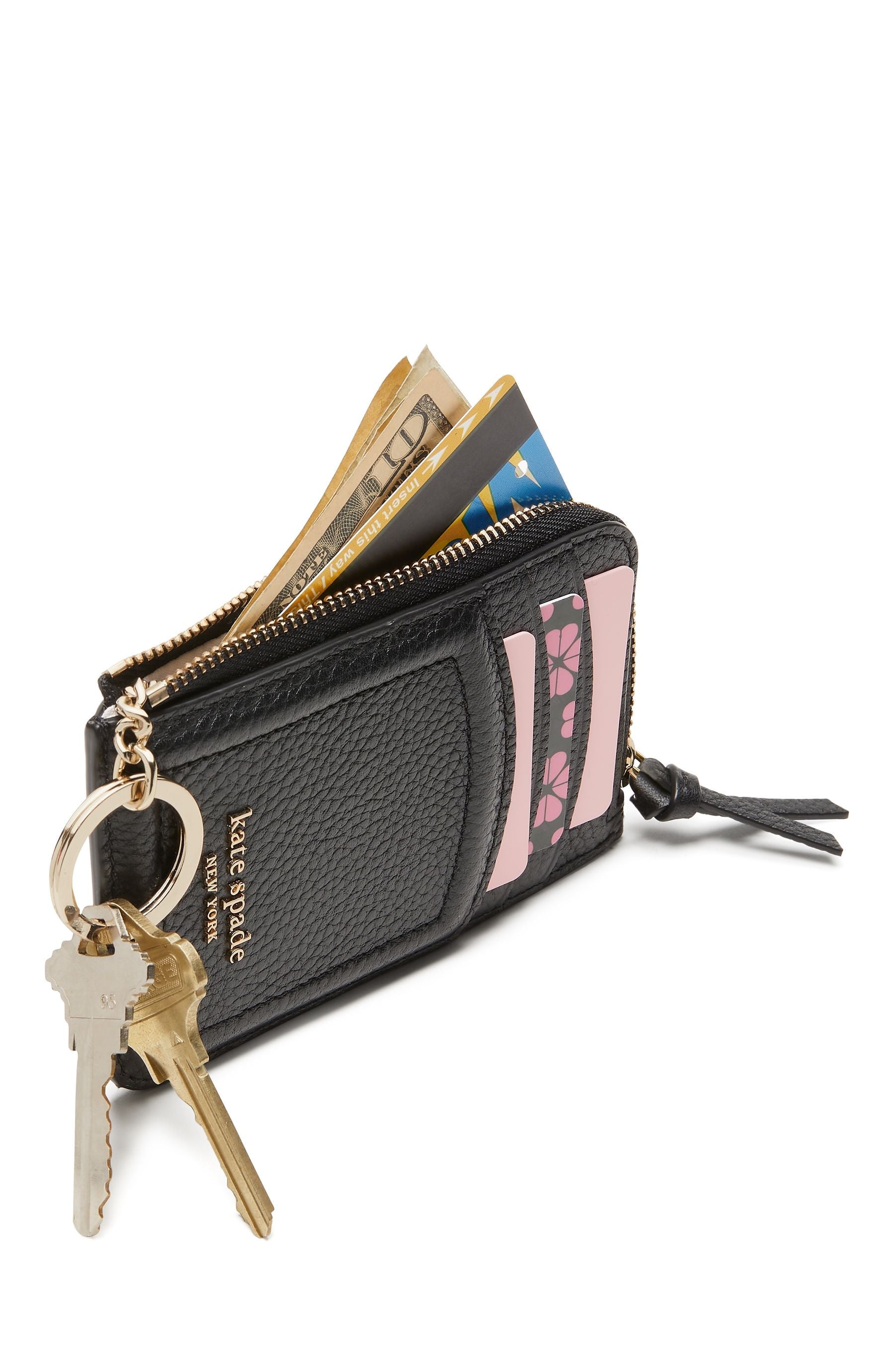 k5611_Knott Zip Cardholder_Warm Taupe.