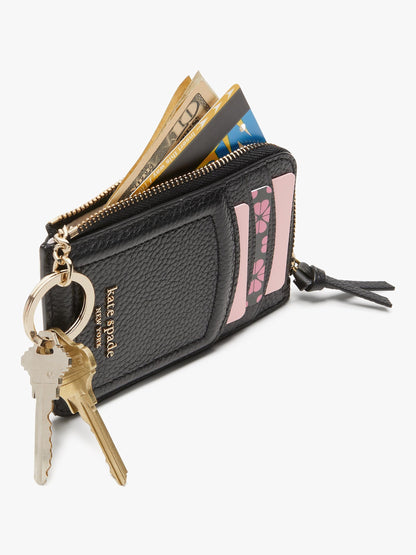k5611_Knott Zip Cardholder_Coral Gable