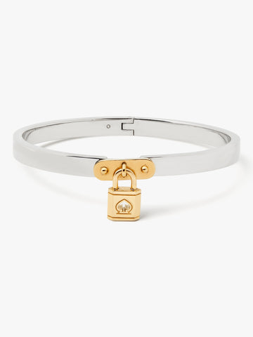 K6232-CHARM BANGLE-Silver Gold