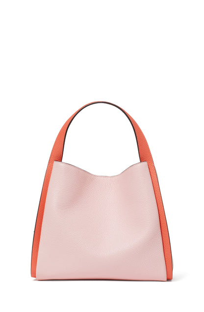 k6553-Knott Colorblocked Medium Crossbody Tote-Crepe Pink Multi