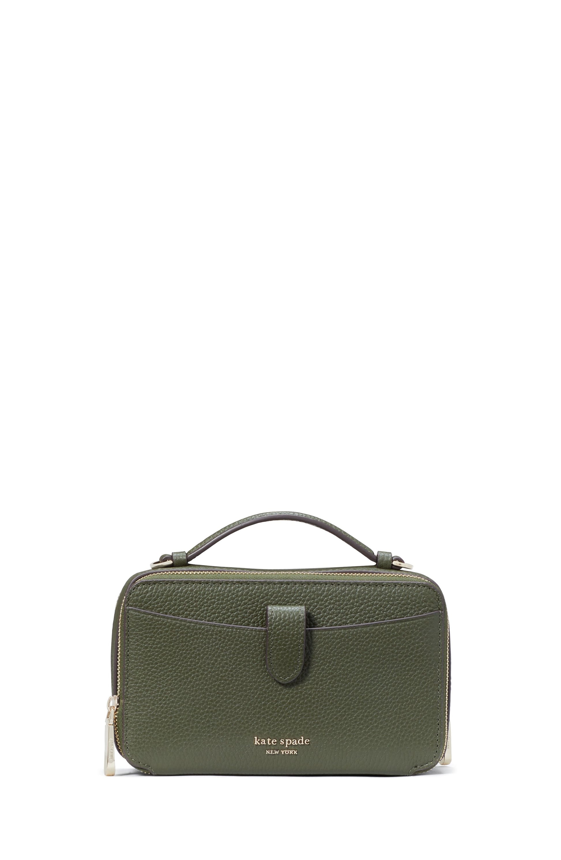 K6725-hudson double zip crossbody-Bonsai Tree