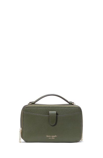 K6725-hudson double zip crossbody-Bonsai Tree