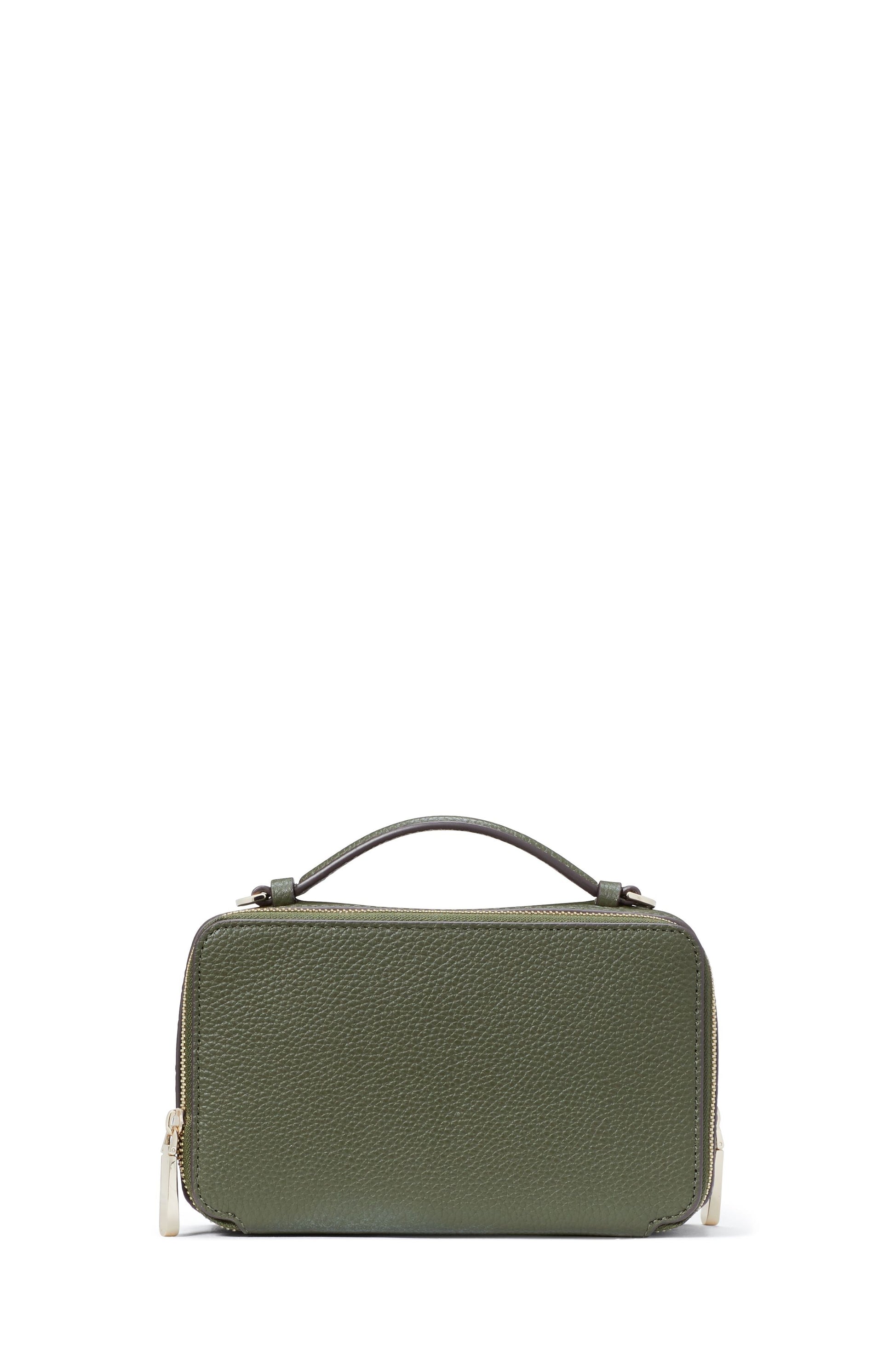 K6725-hudson double zip crossbody-Bonsai Tree