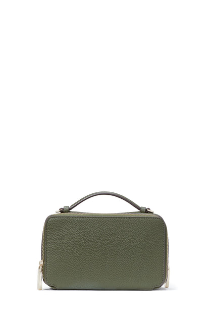 K6725-hudson double zip crossbody-Bonsai Tree