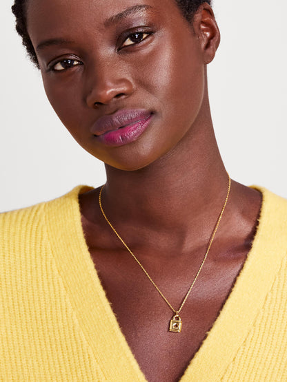 Lock And Spade Mini Pendant