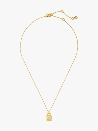 Lock And Spade Mini Pendant