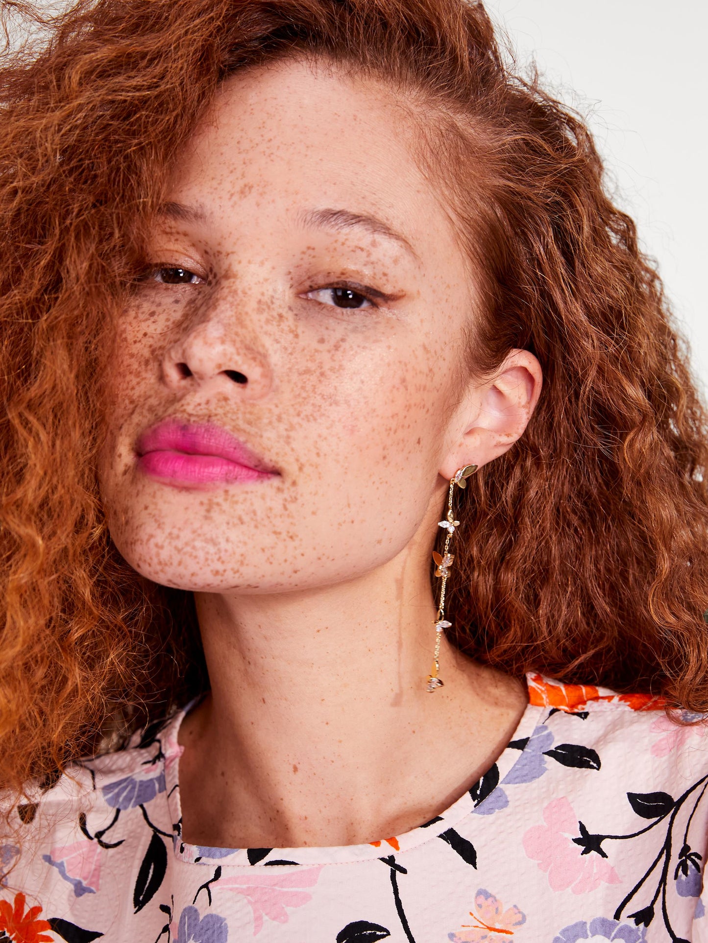 Social Butterfly Linear Earrings