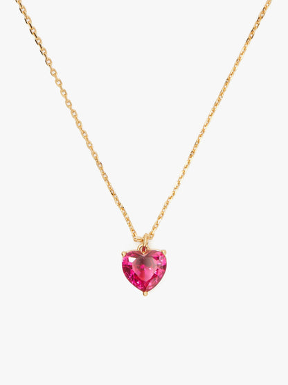 K7570-My Love July Heart Pendant-Ruby