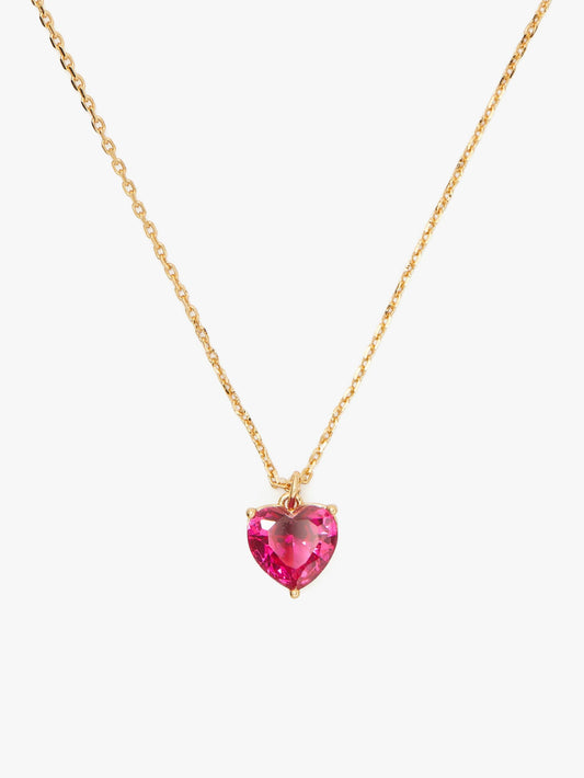 K7570-My Love July Heart Pendant-Ruby