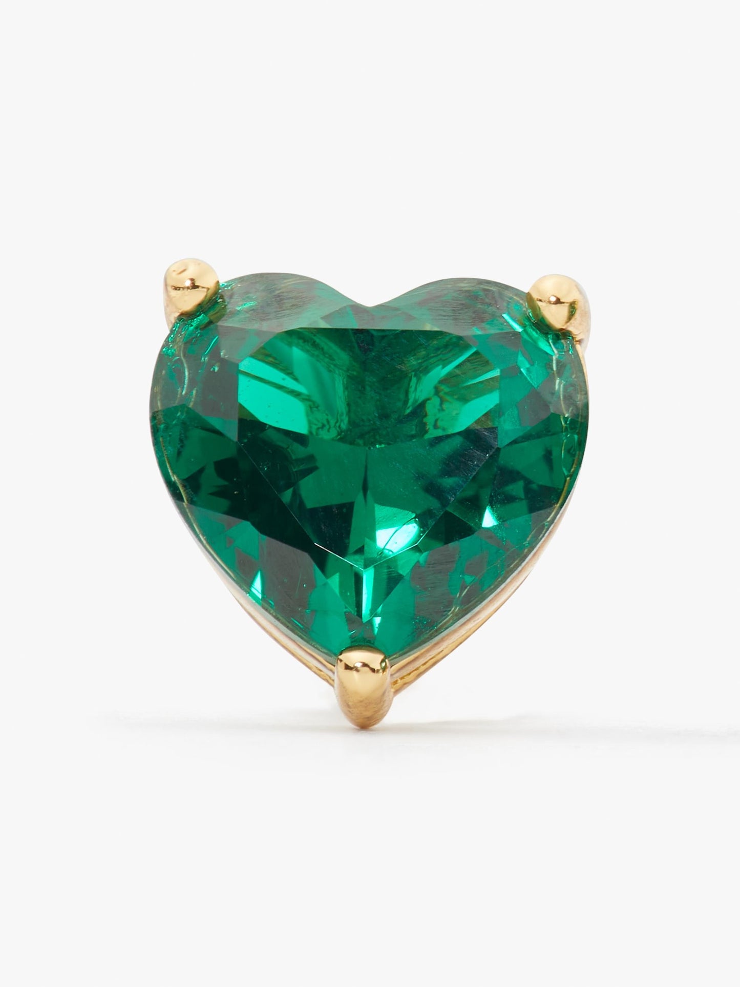 K7582-my love heart studs-Green
