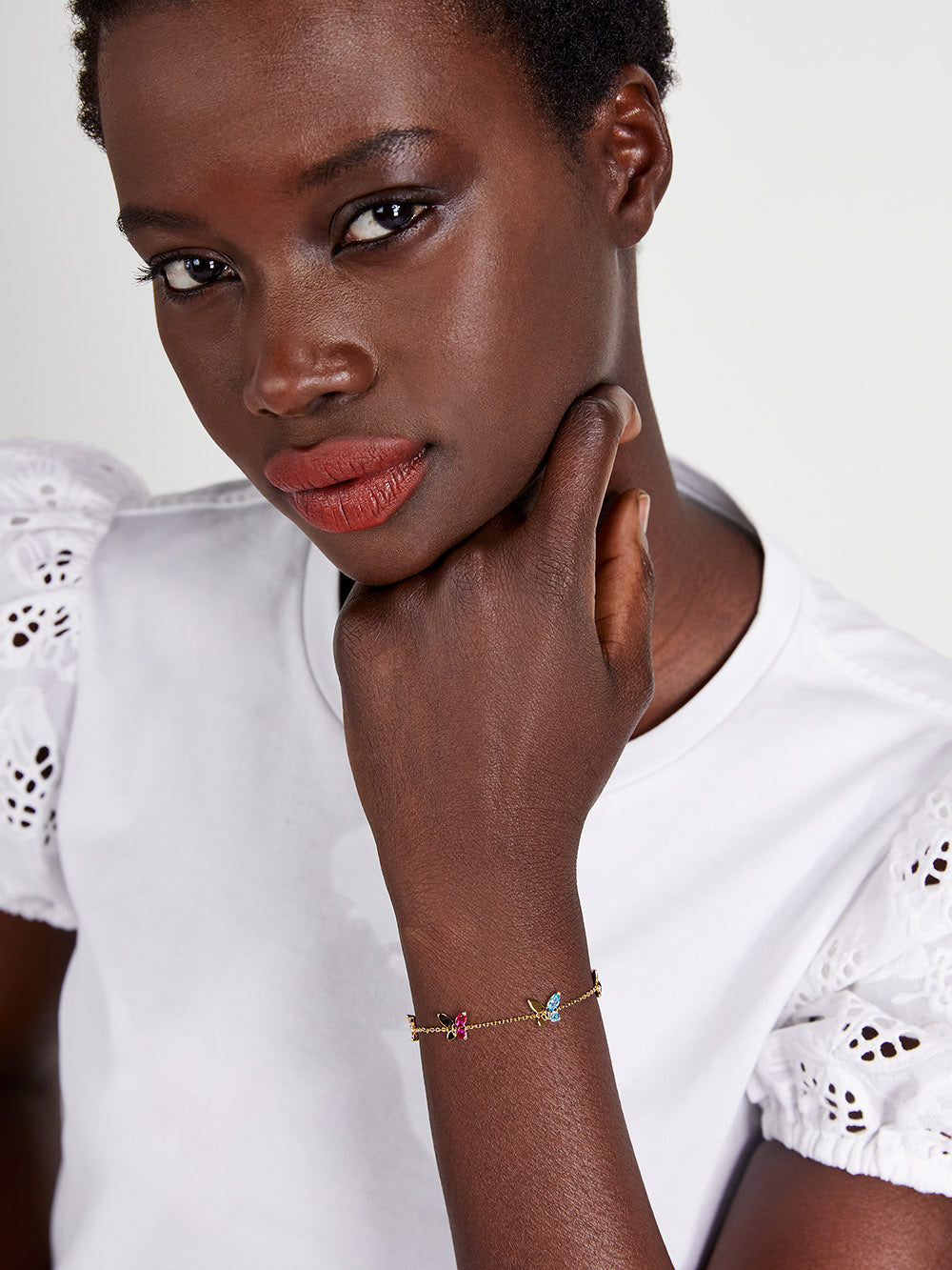 k7616_social butterfly bracelet_Multi