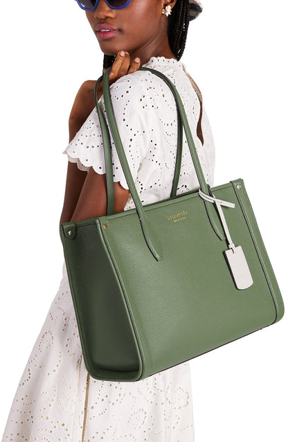 Market Pebbled Leather Medium Tote