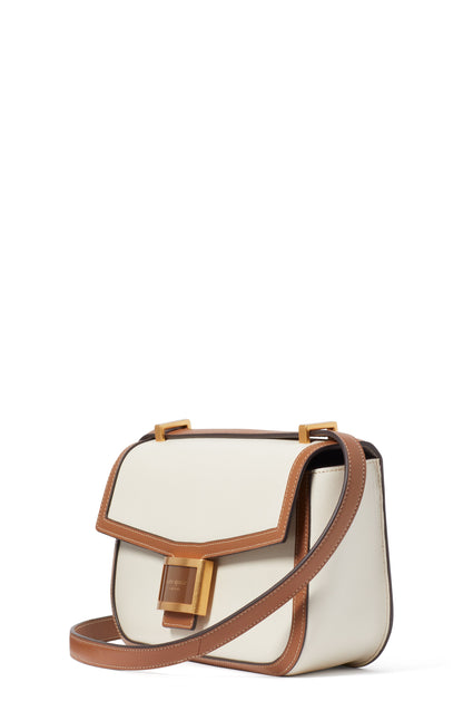 K8828-Halo White Multi-katy colorblocked medium convertible shoulder bag