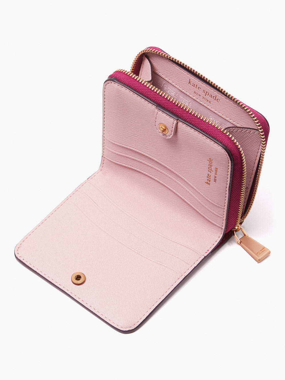 K8922-morgan small compact wallet-Plum Liqueur