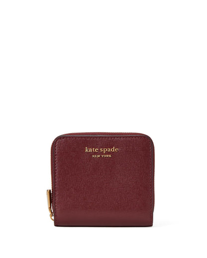 K8922-morgan small compact wallet-Cordovan