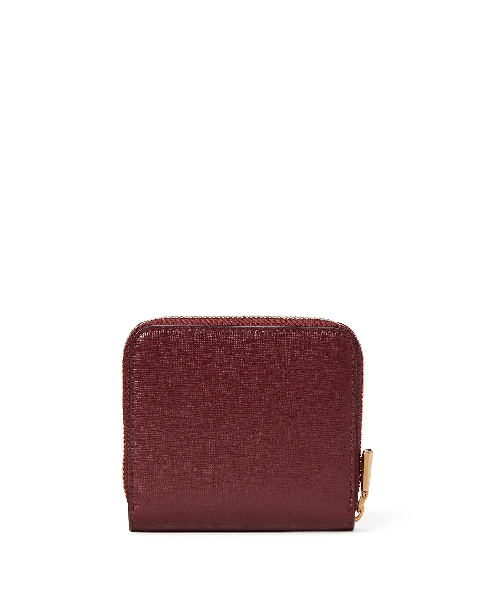 K8922-morgan small compact wallet-Cordovan