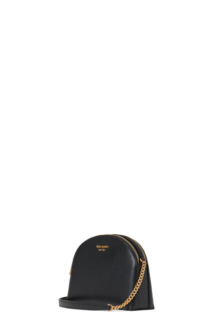 Morgan Double-Zip Dome Crossbody