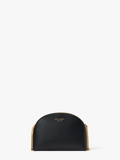 Morgan Double-Zip Dome Crossbody