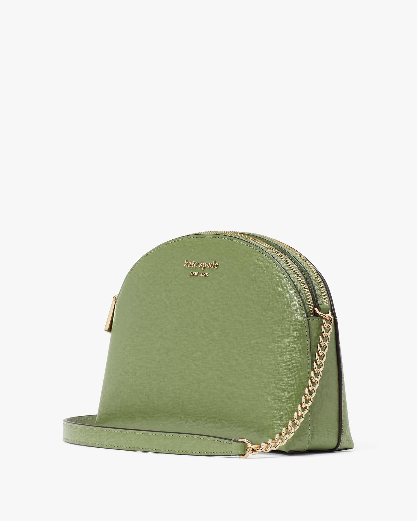 Morgan Double-Zip Dome Crossbody