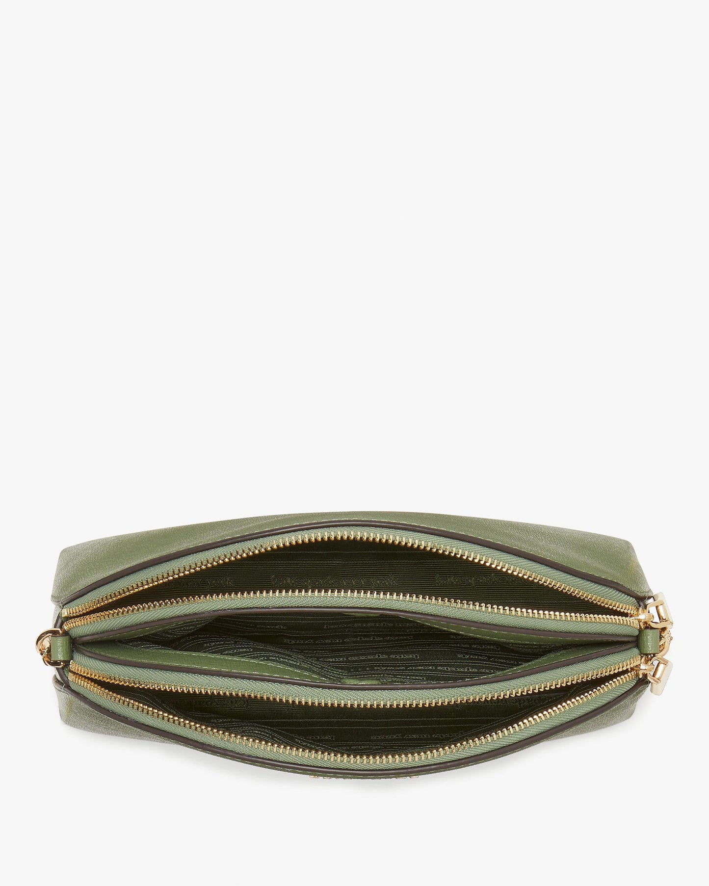 Morgan Double-Zip Dome Crossbody