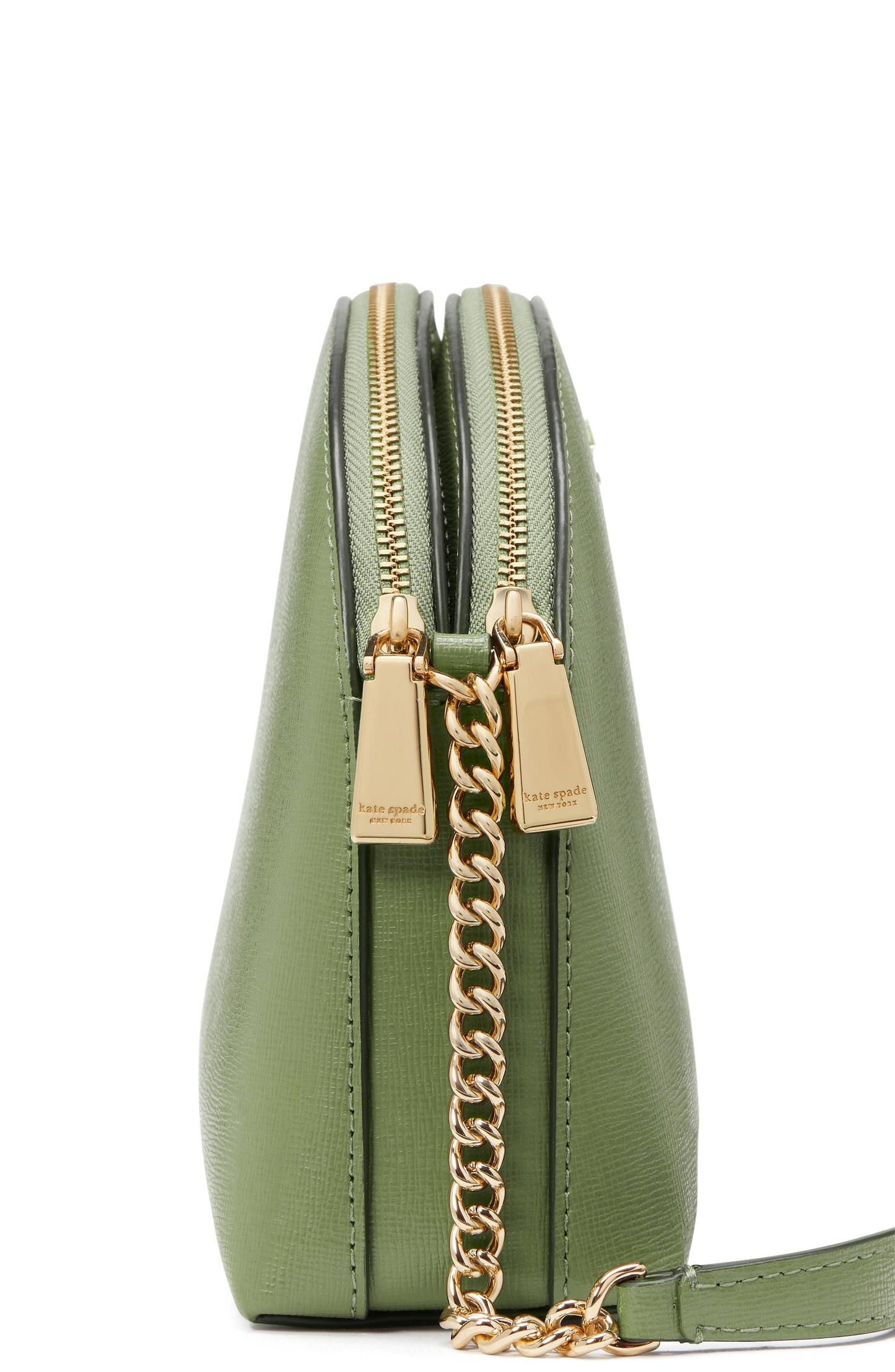 Morgan Double-Zip Dome Crossbody