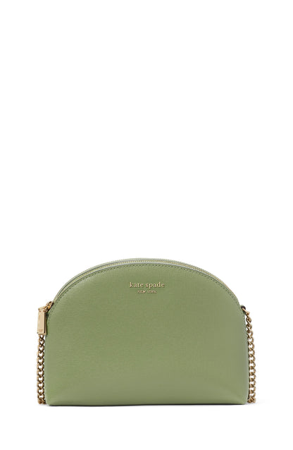 Morgan Double-Zip Dome Crossbody