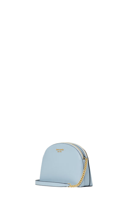 Morgan Double-Zip Dome Crossbody