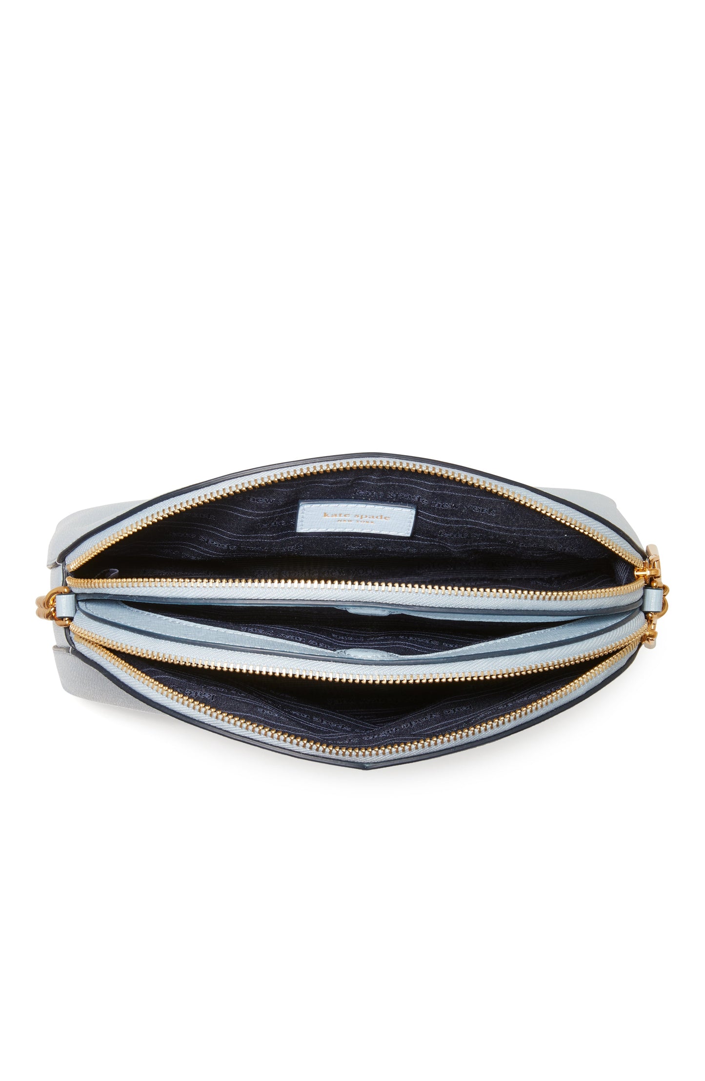 Morgan Double-Zip Dome Crossbody