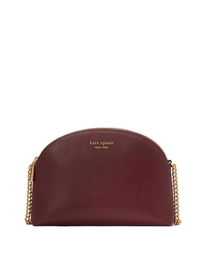 Morgan Double-Zip Dome Crossbody