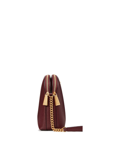 Morgan Double-Zip Dome Crossbody