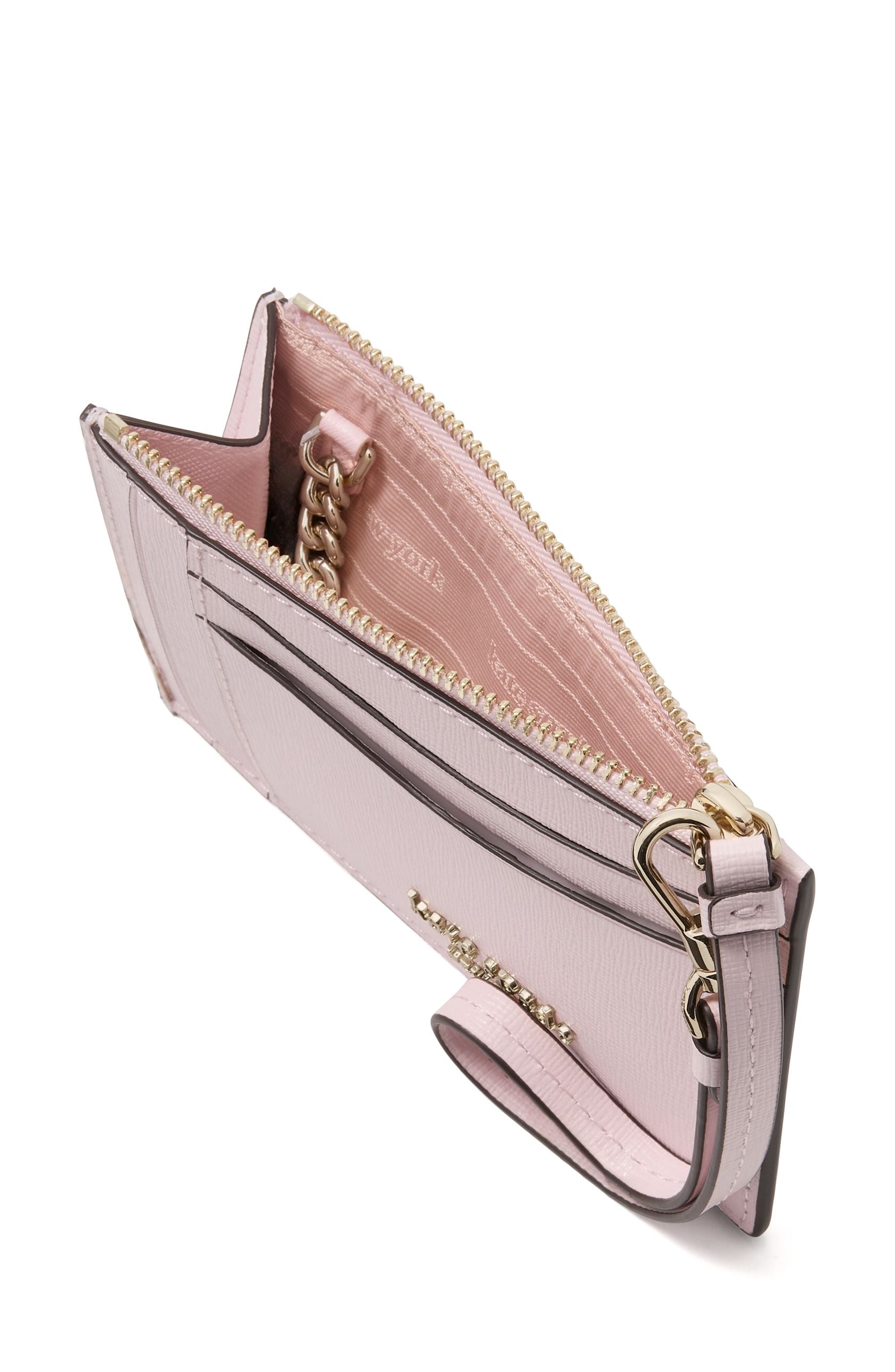 k8928_Morgan Card Case Wristlet_Shimmer Pink