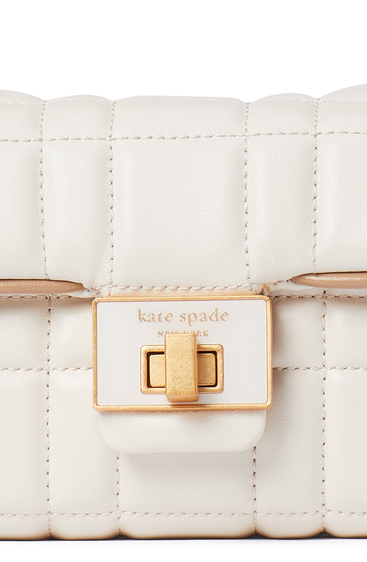 K8932-evelyn quilted small shoulder crossbody-Ivory