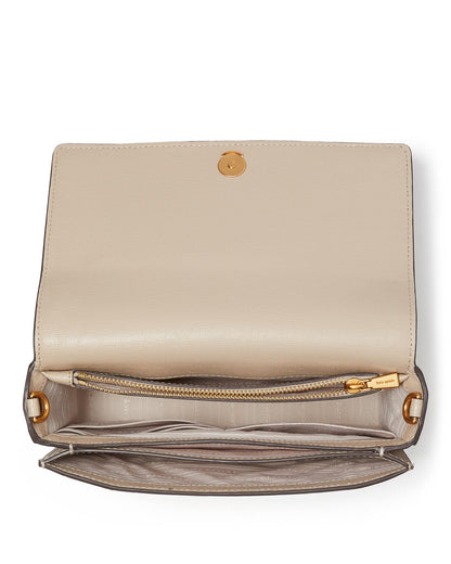 k8963_Morgan Colorblocked Flap Chain Wallet_Earthenware Black Mu