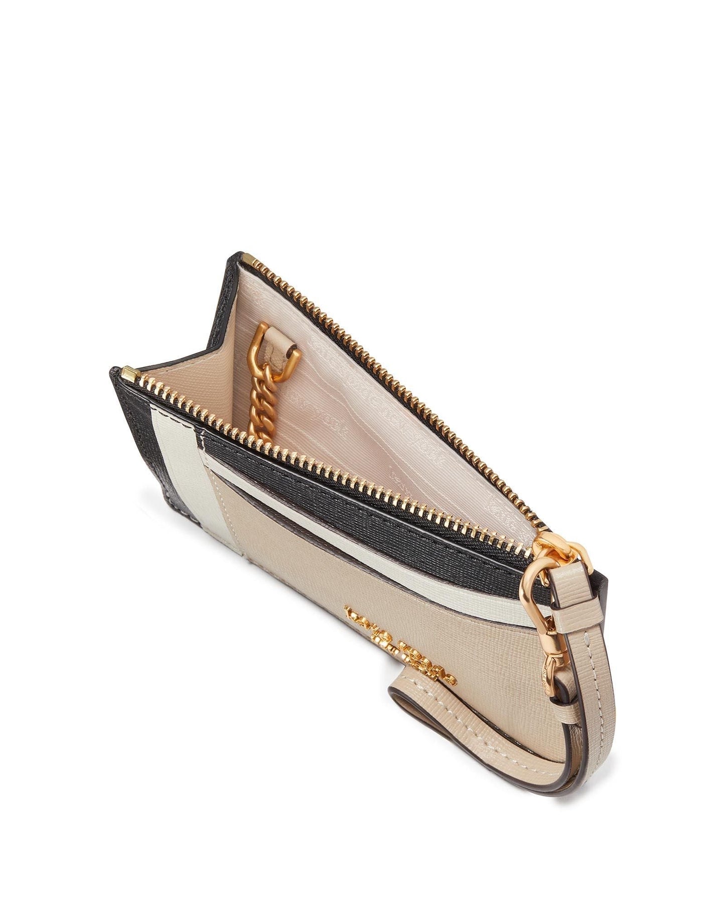 k8966_Morgan Colorblocked Card Case Wristlet_Earthenware Black Mu