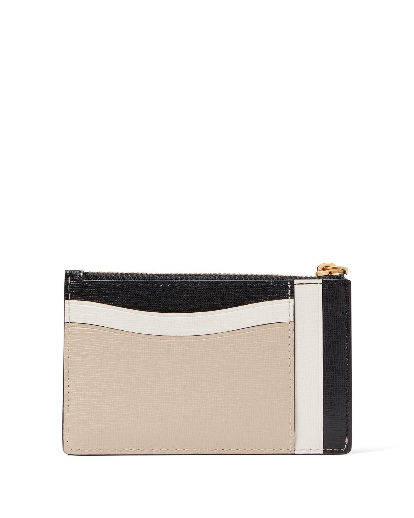 k8966_Morgan Colorblocked Card Case Wristlet_Earthenware Black Mu