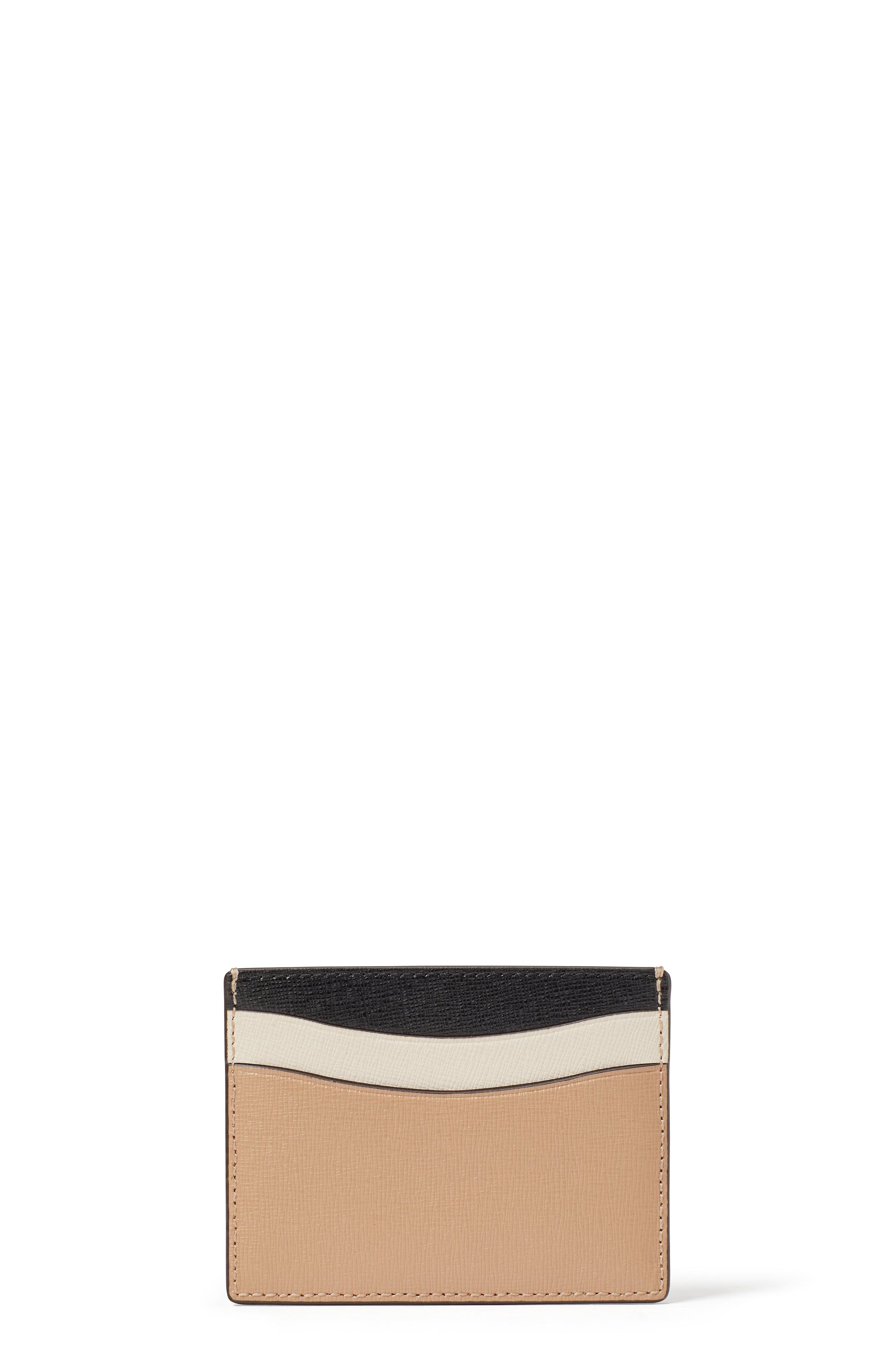k8967_Morgan Colorblocked Cardholder_Cafe Mocha Multi